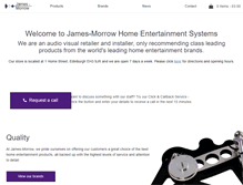 Tablet Screenshot of james-morrow.com